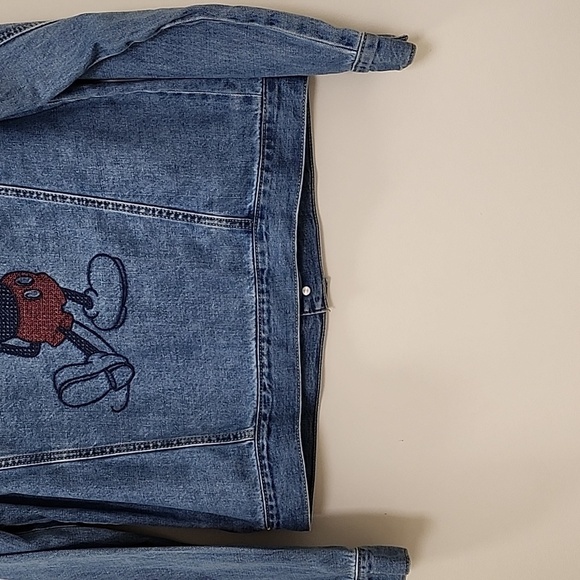 Gap Disney Mickey Mouse Icon Denim Jacket llX Kids- Women's Size Medium - Picture 8 of 16